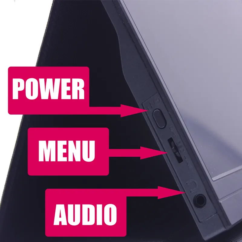 DTD 15.6” Portable Monitor — Full HD IPS, USB-C + HDMI