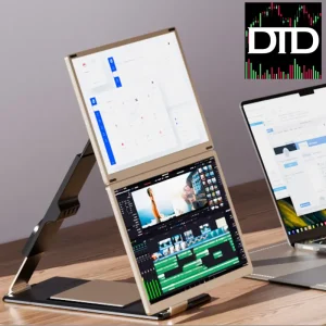 Laptomo S7 Pro 16.0″ 2K Portable Monitor & Laptomo S6 15.6″ Full HD Portable Monitor for Trading and Multimedia