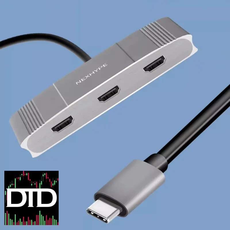 Nexhype Type-C to 3 HDMI Splitter 4K 60Hz