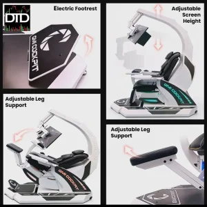 Electric Trading Cockpit Workstation (Up to 5 Screens, Fully Electric)