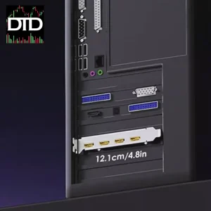 Desktop Expansion with 4 HDMI Outputs – Display Link DL7400 4K 60Hz PCIe to HDMI Expansion Card