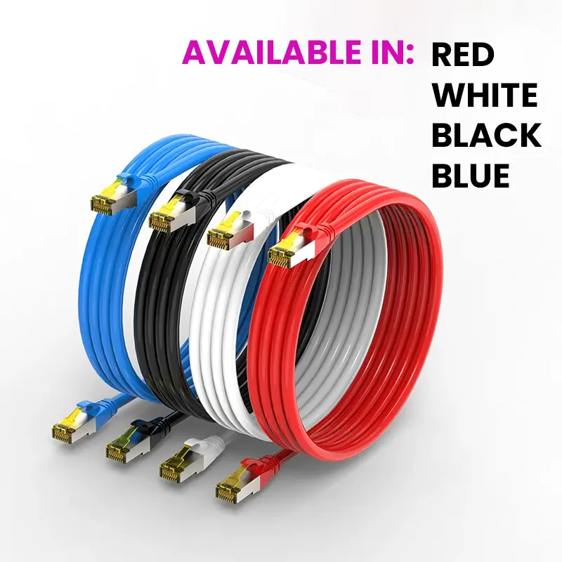 DayTradeDepot Cat6a Ultra High-Speed Ethernet Cable – 10Gbps, 550MHz, Reduced Latency, Ideal for Day Traders