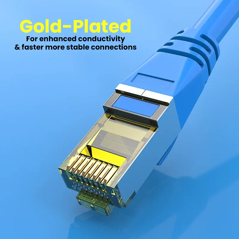 DayTradeDepot Cat6a Ultra High-Speed Ethernet Cable – 10Gbps, 550MHz, Reduced Latency, Ideal for Day Traders