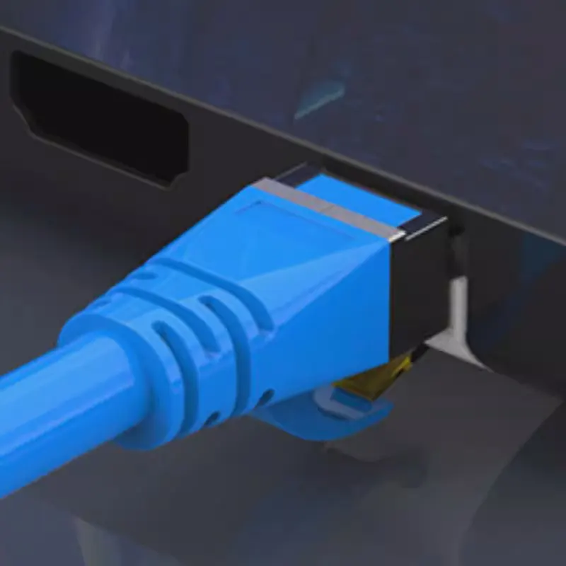 DayTradeDepot Cat6a Ultra High-Speed Ethernet Cable – 10Gbps, 550MHz, Reduced Latency, Ideal for Day Traders