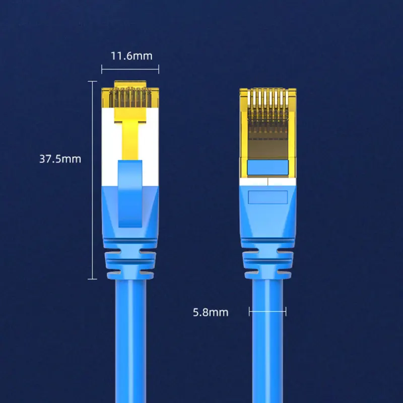 DayTradeDepot Cat6a Ultra High-Speed Ethernet Cable – 10Gbps, 550MHz, Reduced Latency, Ideal for Day Traders