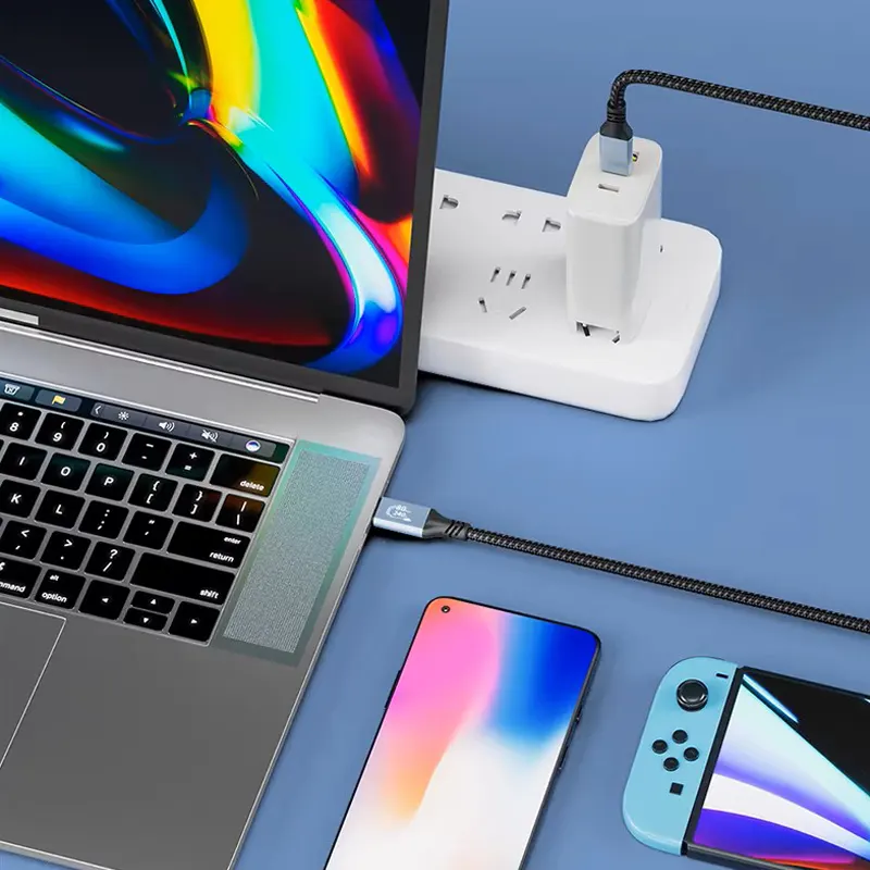 Thunderbolt 4 USB-C Cable (USB4) — Up to 80Gbps, 240W PD, 8K@60Hz