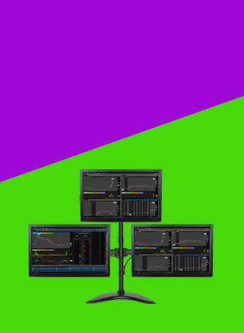 Triple Screen Trading Workstation Setup